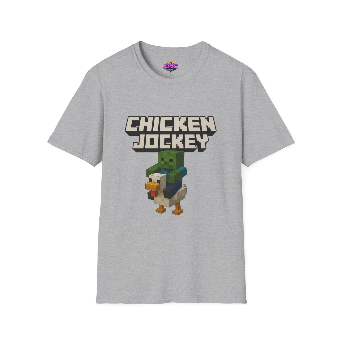 Minecraft Chicken Jockey Unisex Softstyle T-Shirt