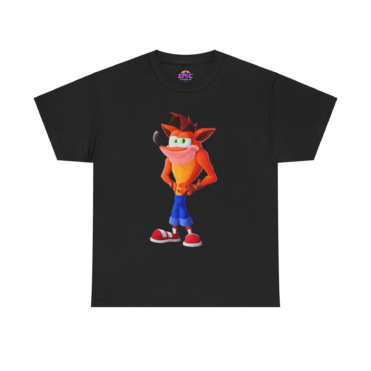 Crash Bandicoot Classic Cotton Tee – Retro Gaming Essential