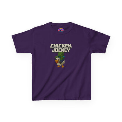 Minecraft Chicken Jockey Kids T-Shirt