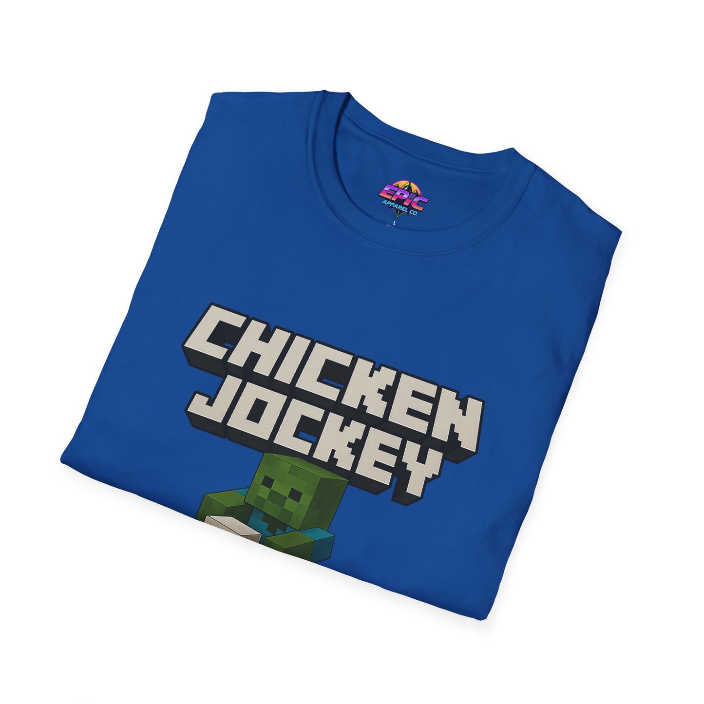 Minecraft Chicken Jockey Unisex Softstyle T-Shirt