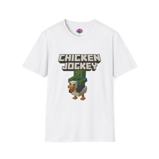 Minecraft Chicken Jockey Unisex Softstyle T-Shirt
