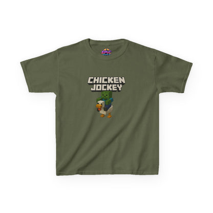 Minecraft Chicken Jockey Kids T-Shirt